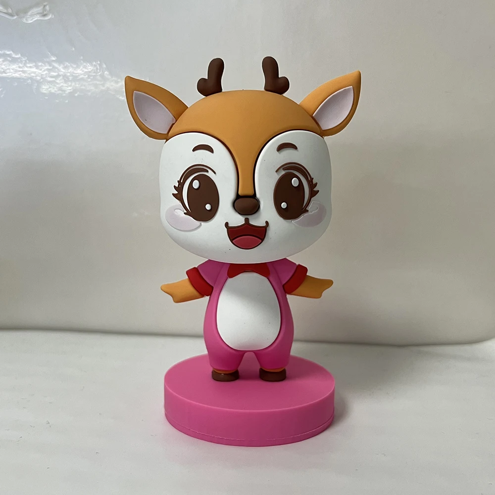 Kinqee Factory specializes in customizing PVC animal dolls 3D blind box dolls and board game toys PVC doll