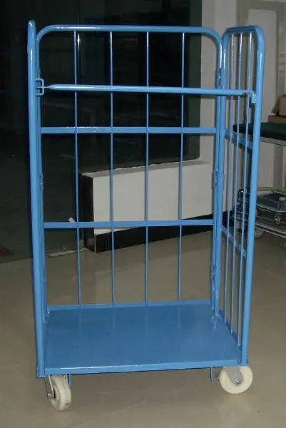  Складная логистическая тележка для контейнеров на 4 двери