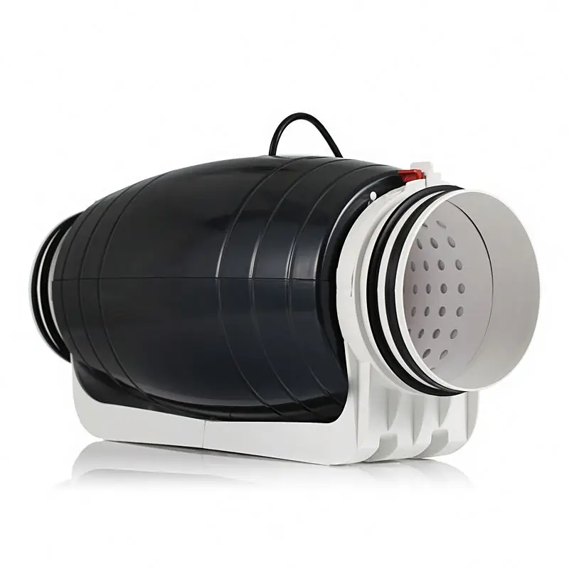 Низкий уровень шума 2 скорости в он-лайн канальный вытяжной вентилятор 4