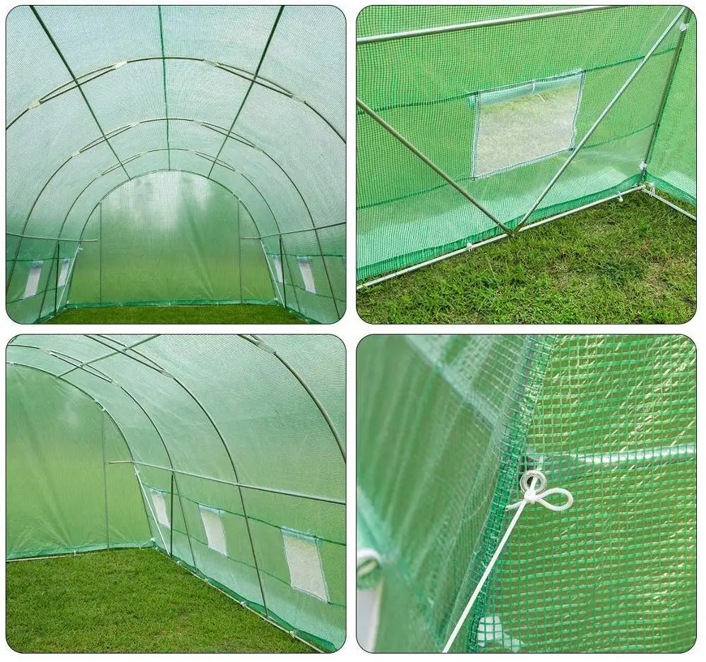 walk-in tunnel plastic greenhouse agriculture 3x6m
