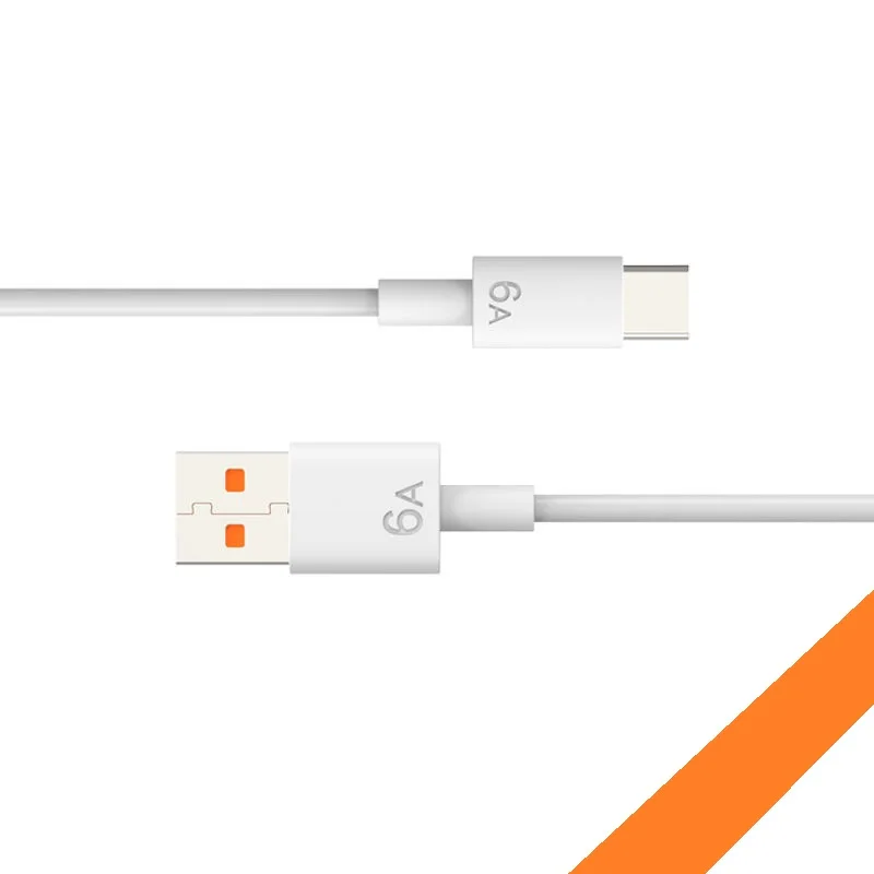 2m  TPE 6A 66w high power Super Fast charging cable usb c data cable For Huawei Samsung Xiaomi