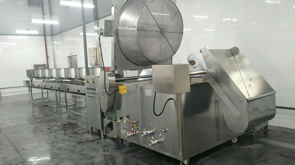 Автоматическая партия жарки машина лук плотные