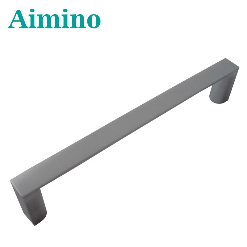 AIMINO Furniture Cabinet Drawer Plastic Handle Plastic Door Drawer Handles Knobs Furniture Stainless Steel cabinet handle