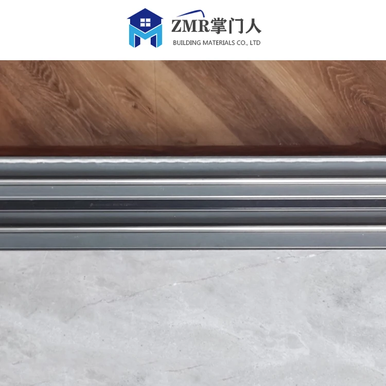 Роскошная алюминиевая рама стеклянная раздвижная дверь дизайнерская офисная автоматическая для гостиной