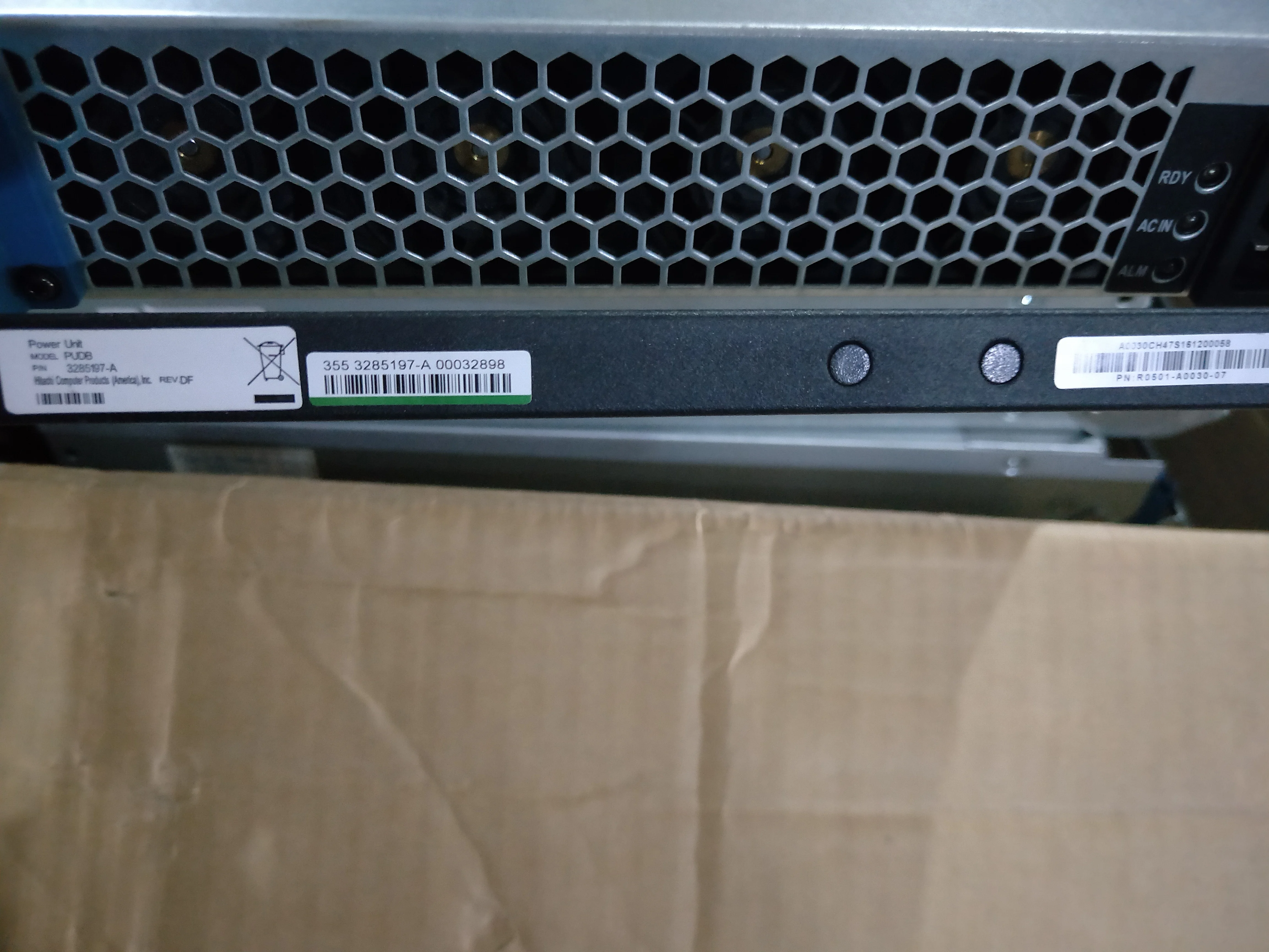 100% рабочее Электропитание для HDS HUS130 110 TDPS-600FB в R0501-A0030 3285197-A 600W полностью