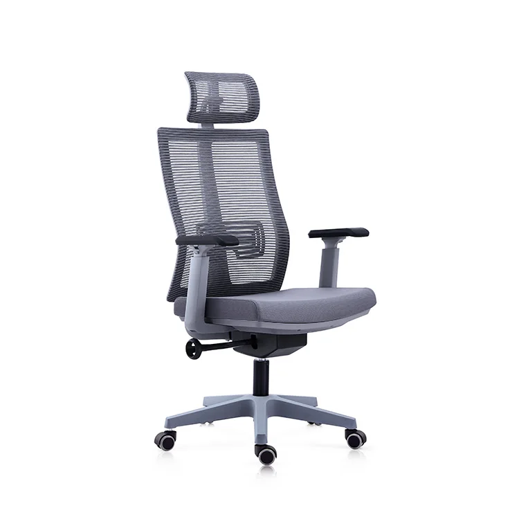 Modern high quality manager or boss mesh executive ergonomic office chair with headrest