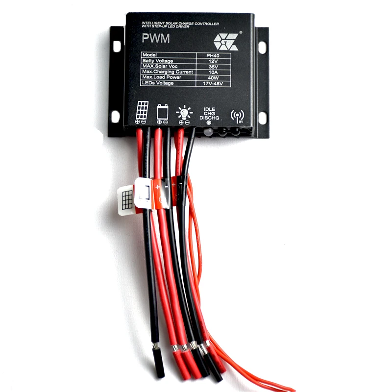 10A PWM солнечный уличный свет контроллер заряда