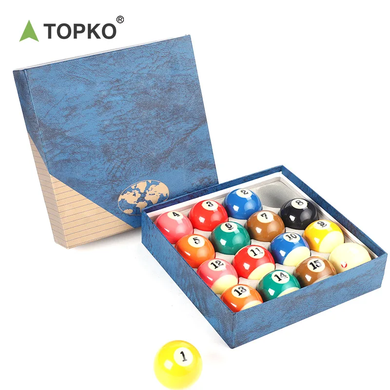 TOPKO hot selling for Snooker Balls Pool Ball Set Complete 16 balls one set