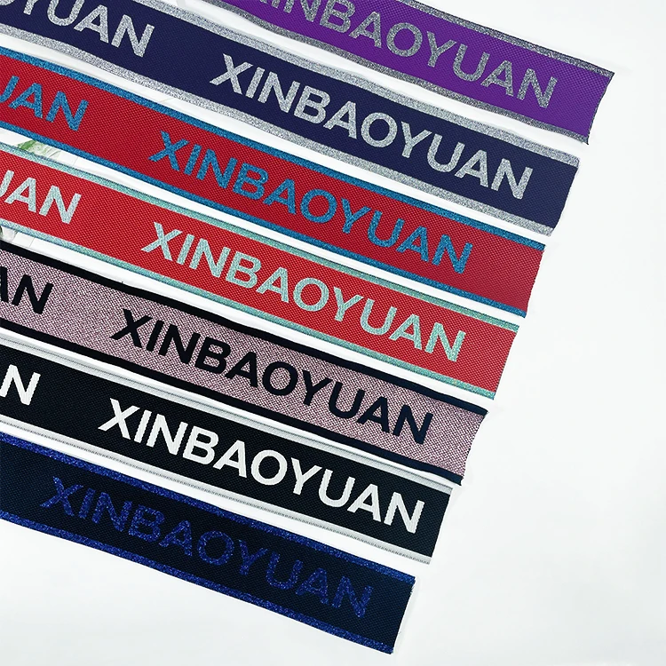 Высококачественная дешевая жаккардовая тканая лента на заказ