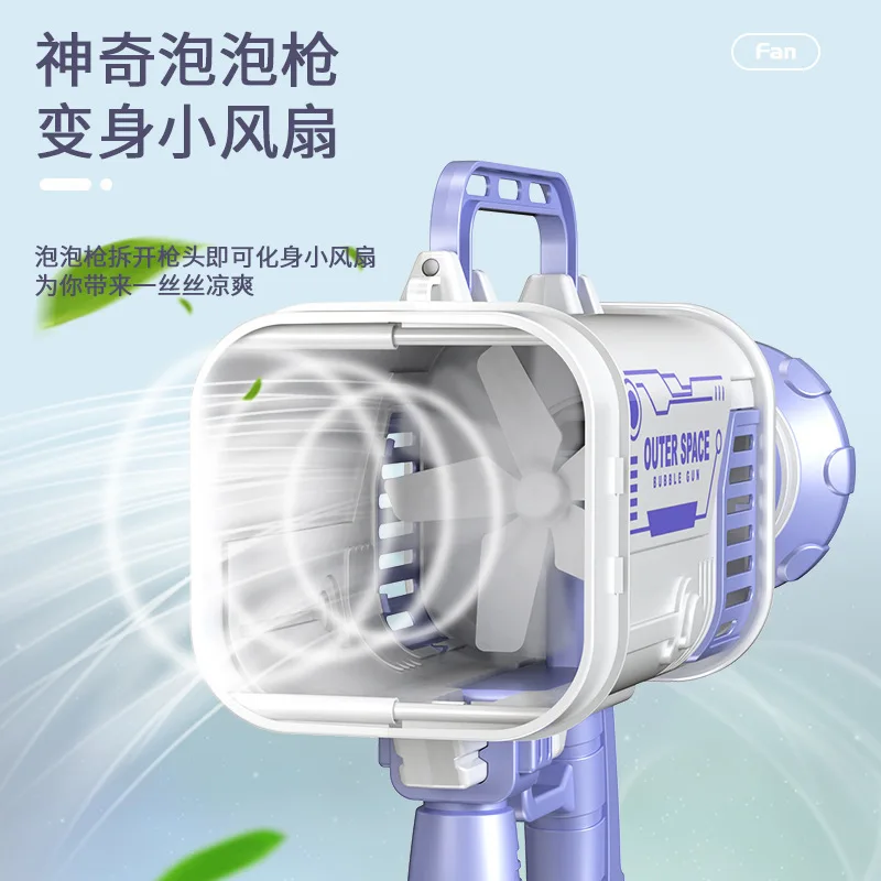 
Bubble Machine Automatic Bubble Blower Maker 2000 Per Minute Bubble for Kids Whale Gun Style Plastic Material Origin Type ABS 