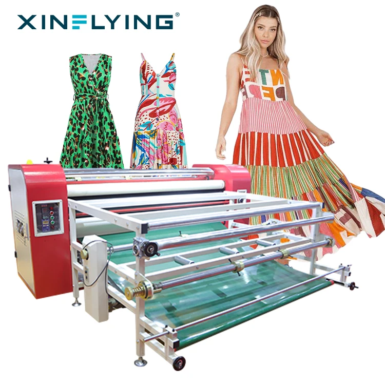 Low Price Roll Heat Press Printing Machine for Fabric textile  Sublimation Heat Press Machine on  stock