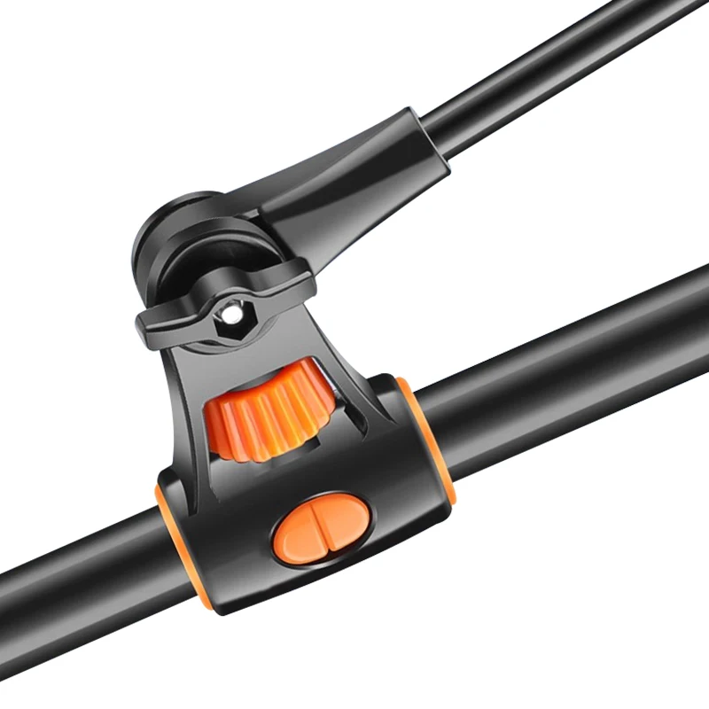 DN 180 degree rotation 2.1m stainless steel telescopic fishing rod holder adjustable ground fishing rod rack stand