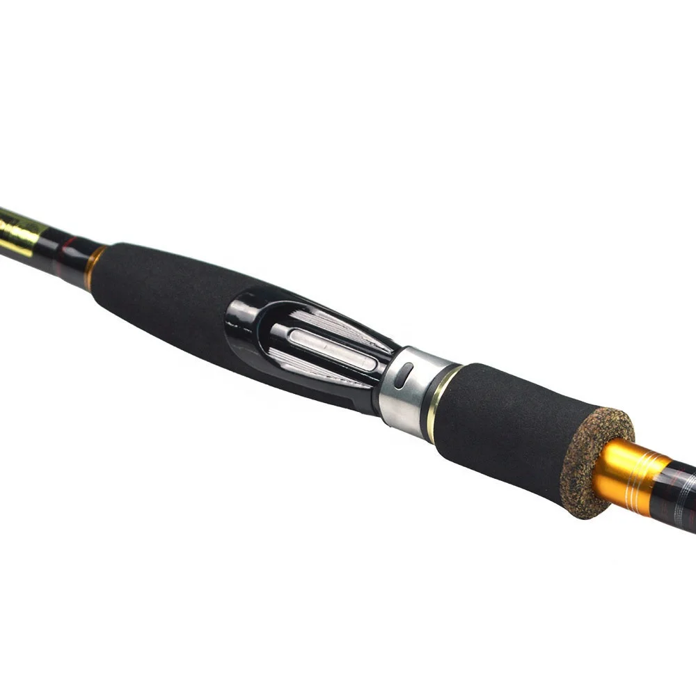 FJORD Wholesale 1.8m2.1m2.4m2.7m3m Telescopic Carbon Fishing Spinning Rod with 4 Sections