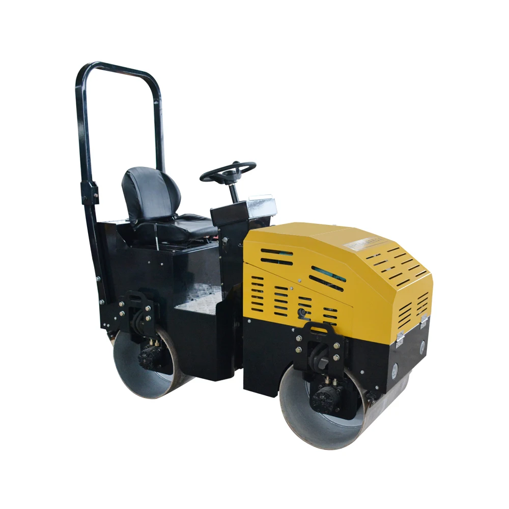Construction machinery compactor roller vibratory road roller two wheel road roller