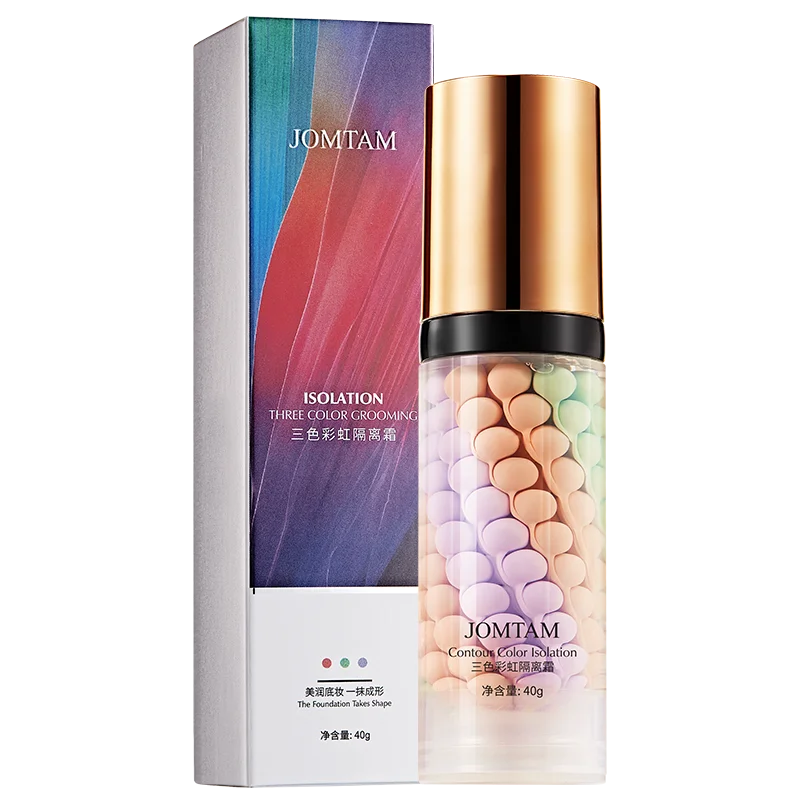 JOMTAM OEM ODM private label moisturizing isolation cream waterproof liquid makeup foundation