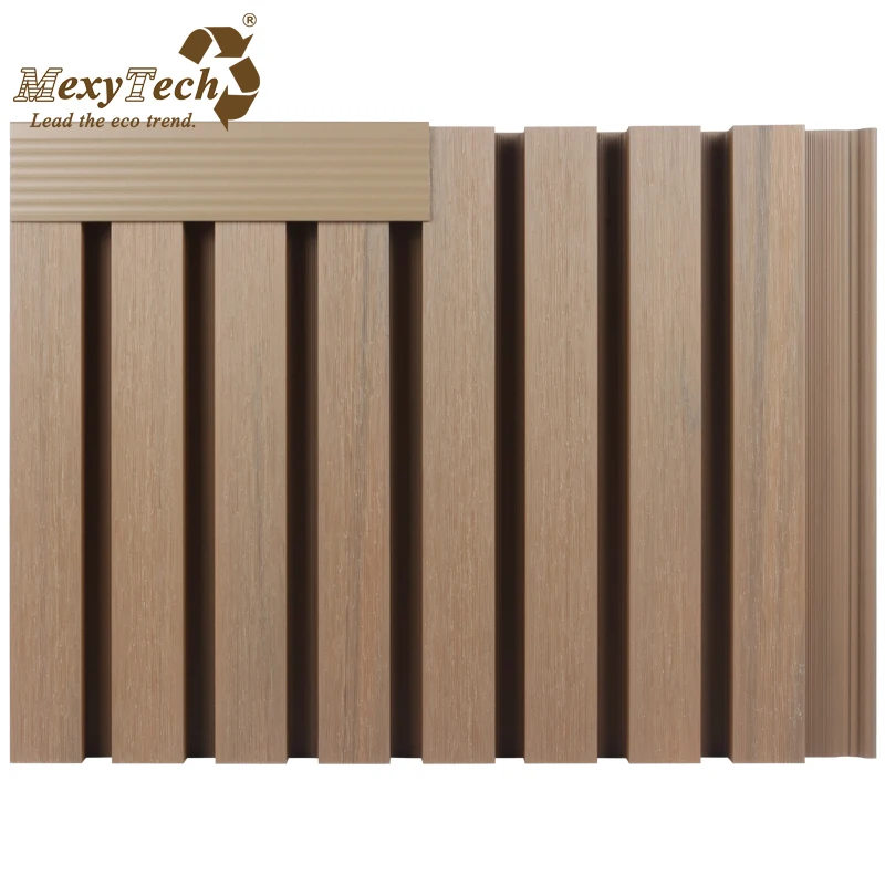 exterior  wpc wall panel Wooden Look House Vinyl Siding