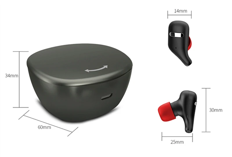 Новый низкой мощности стильный портативный мини беспроводная bluetooth-гарнитура для всех мобильных телефонов наушников