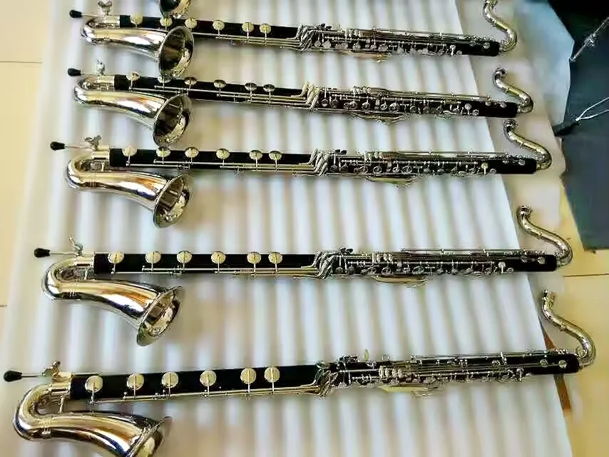 Clarinet factory produces wholesale professional bass Low C clarinet Musical Instruments