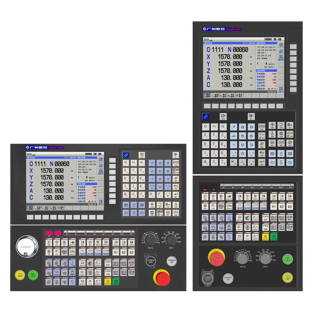 GSK 980TDi CNC controller Guangzhou CNC Double channel lathe  Numerical control system