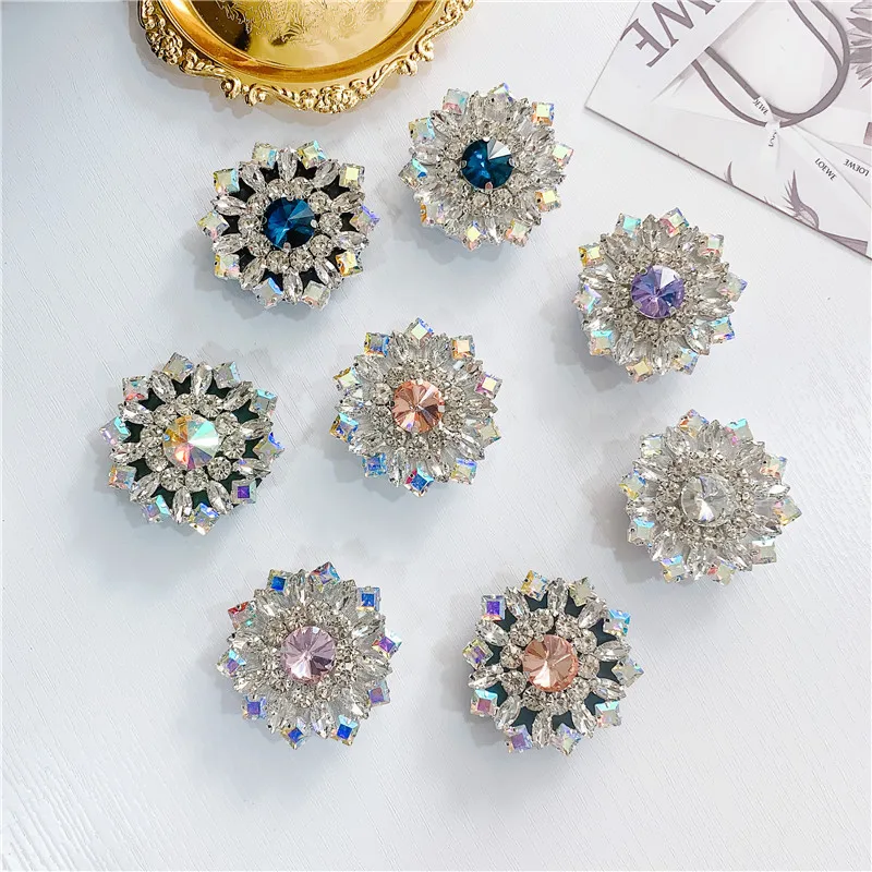  Wholesale Bling Diamond Pearl Phone Ring Holder Socket For iPhone Rhinestone Smartphone