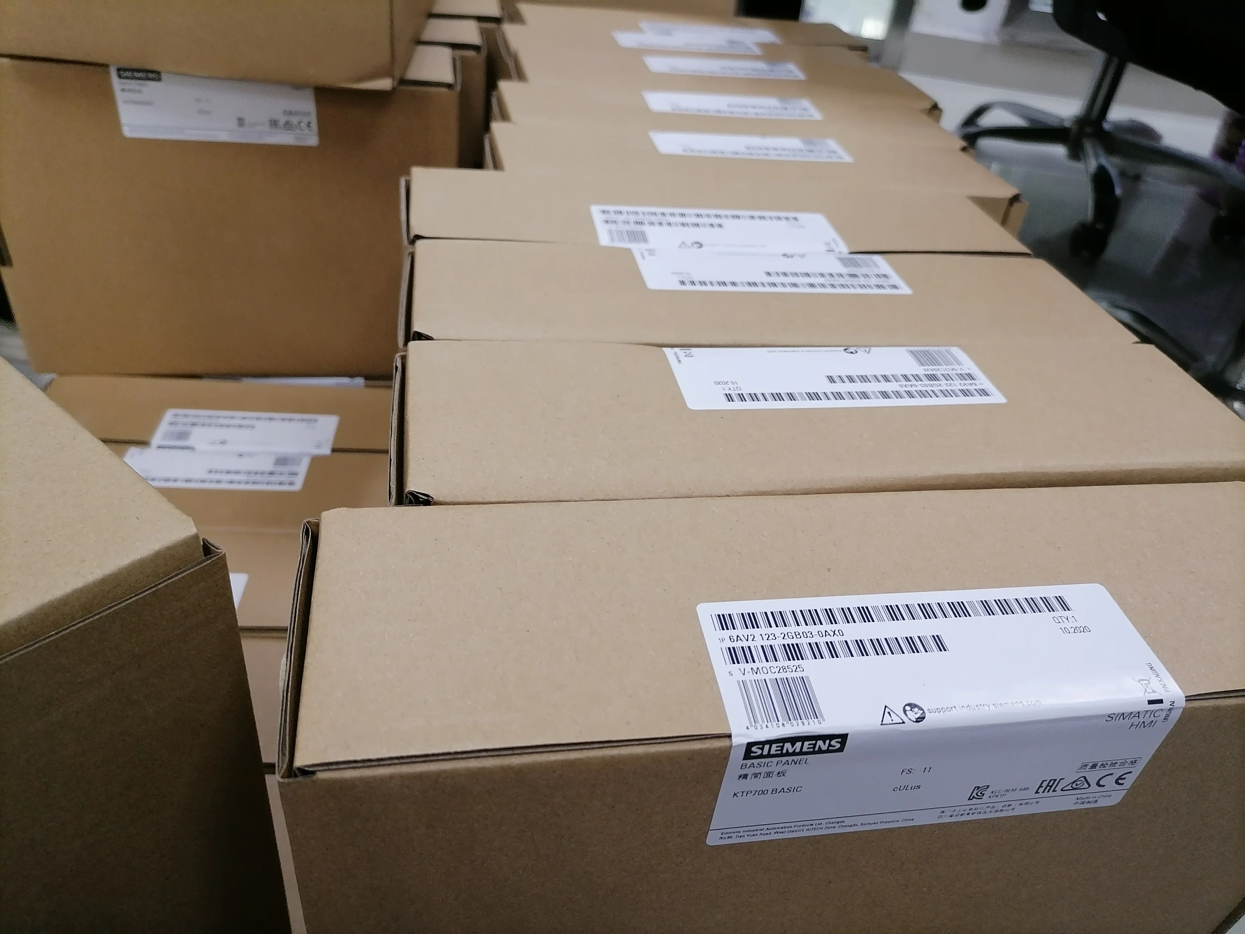 HMI SIMATIC TP1200 Comfort 6AV2124-0MC01-0AX0 Comfort Panel touch operation Siemens