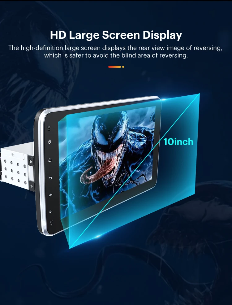  Автомагнитола Grand 1 din dsp с сенсорным экраном радио mp3 android 10 дюймов
