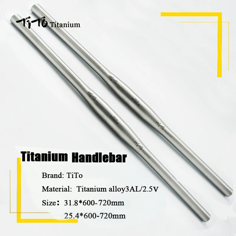 TITI руль горного велосипеда из титанового сплава MTB 31 8*600 ~ 720 мм 25 4*600 велосипедный с