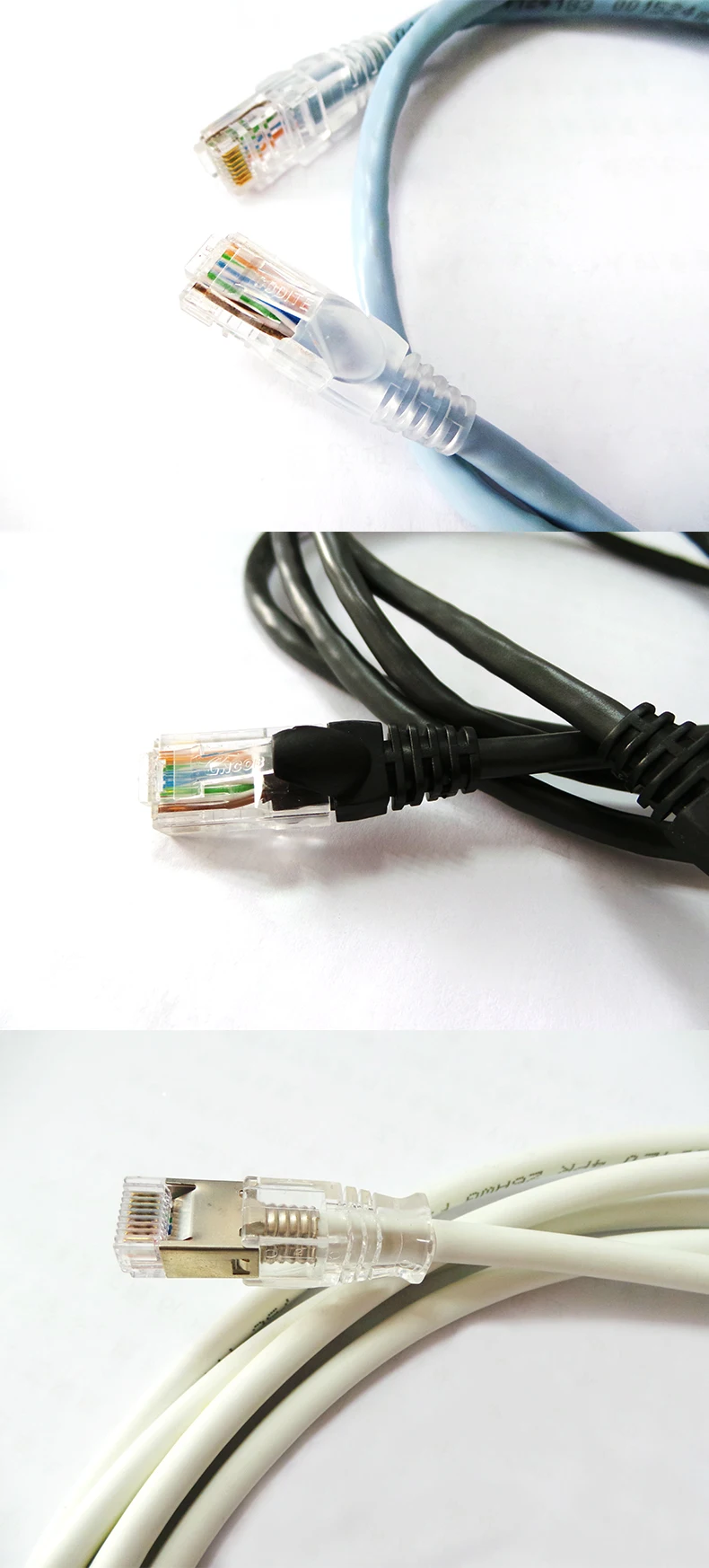 China manufacturer factory price cat6 patch cord with rj45 plug price