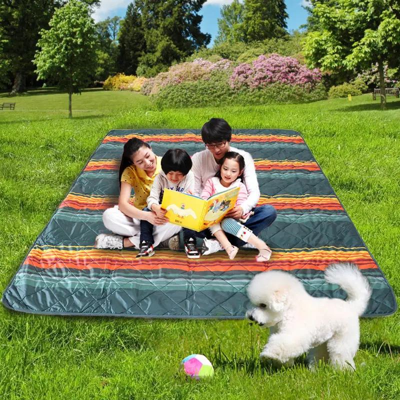 Travel Goodies Camping Beach Waterproof Outdoor Picnic Blanket With Zipper