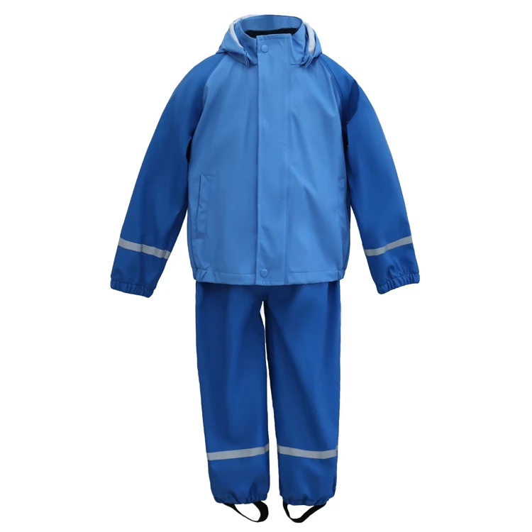 China manufacture promotional wholesale Unlined kids children waterproof raincoat