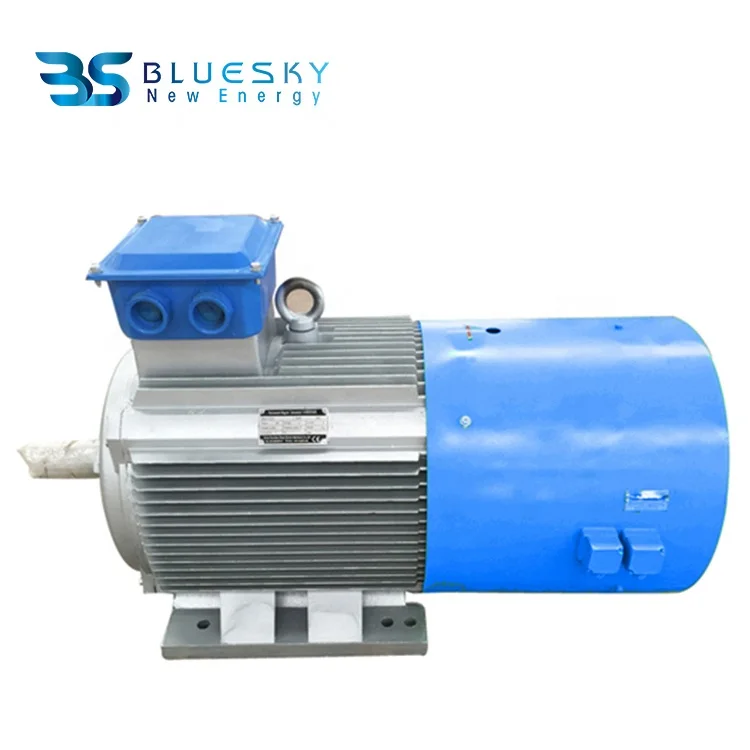 CE certified 100kW permanent magnetic generator for flywheel free energy