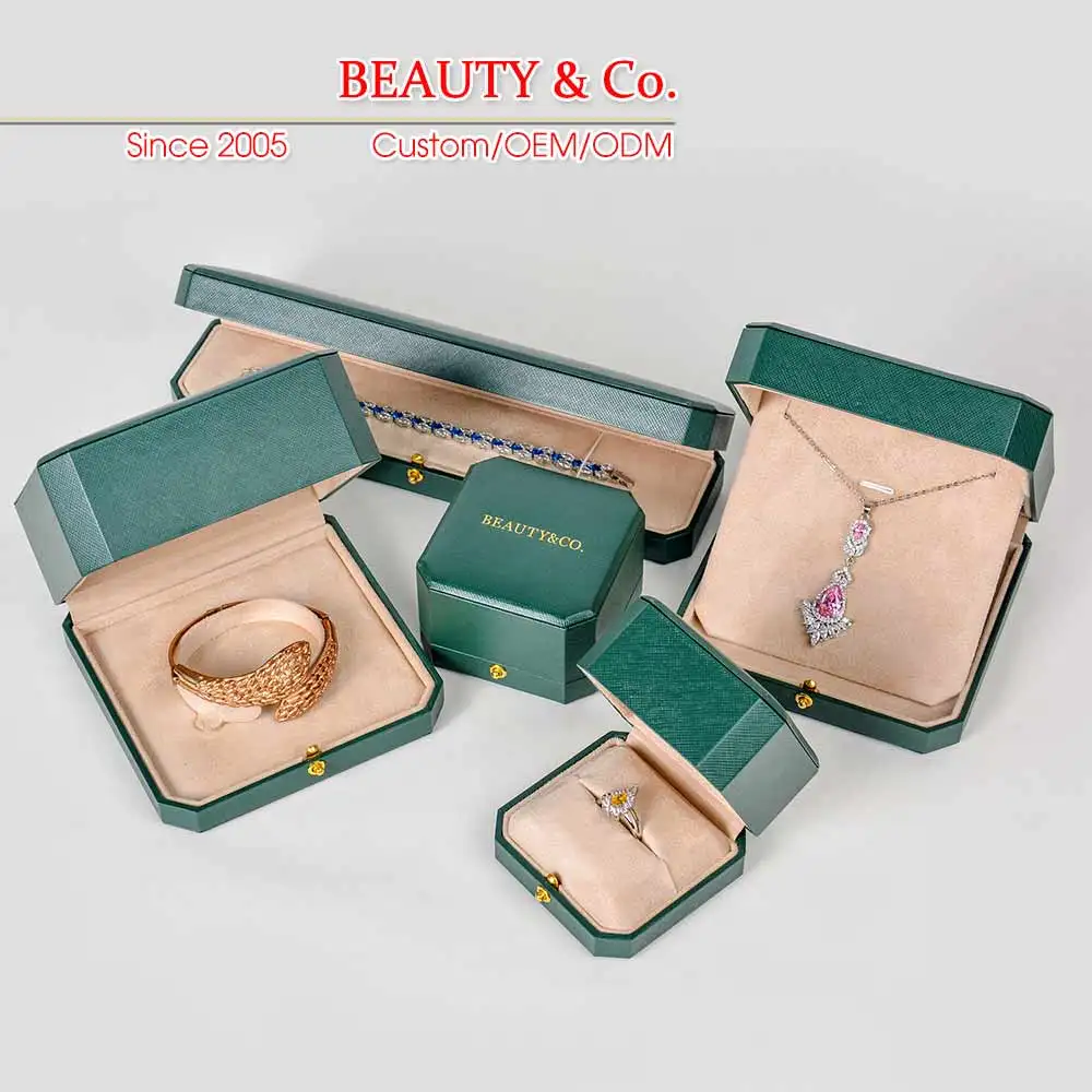 Продвижение оптом роскошное ожерелье упаковка серьги браслет кольцо коробка для ювелирного магазина