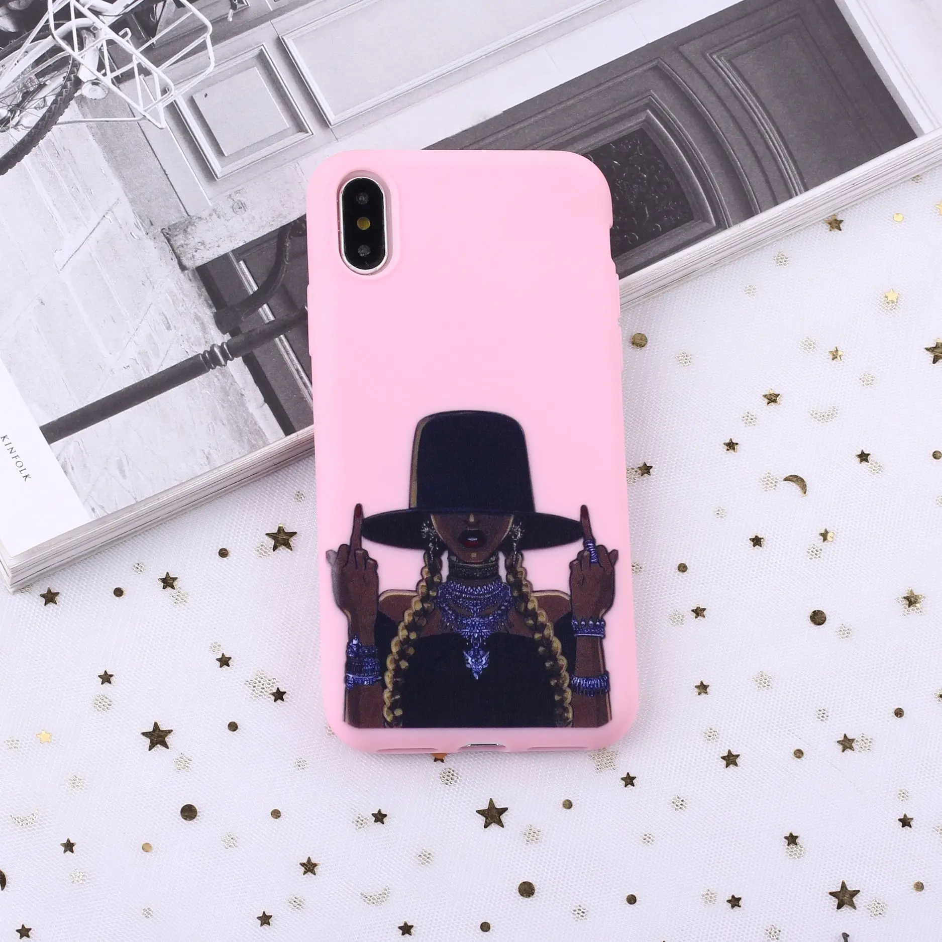 Hot Selling Money Women Pink Soft TPU Phone Case for iPhone 11Pro 11Promax X XS XR Xsmax