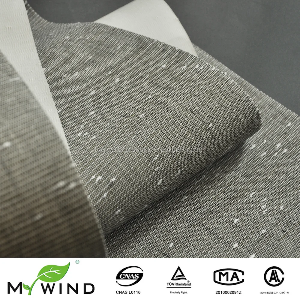 Новый дизайн бесплатный образец серая Роскошная домашняя бумага Mywind обои из натуральной бумаги Современные Настенные для декора