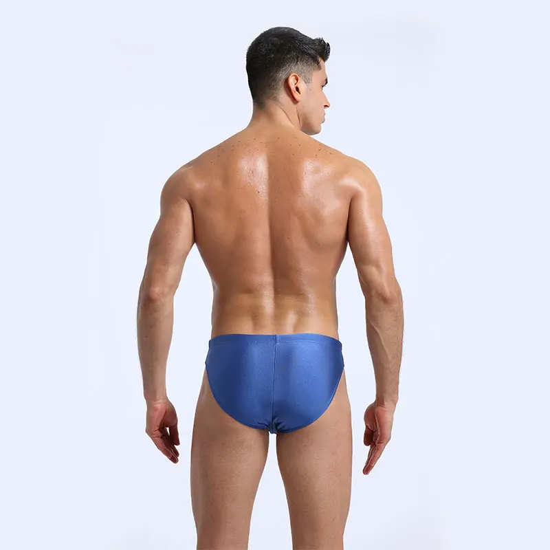 Custom logo  Mens Swim Brief Adult Waterproof Briefs competitive Wholesale Swimwear