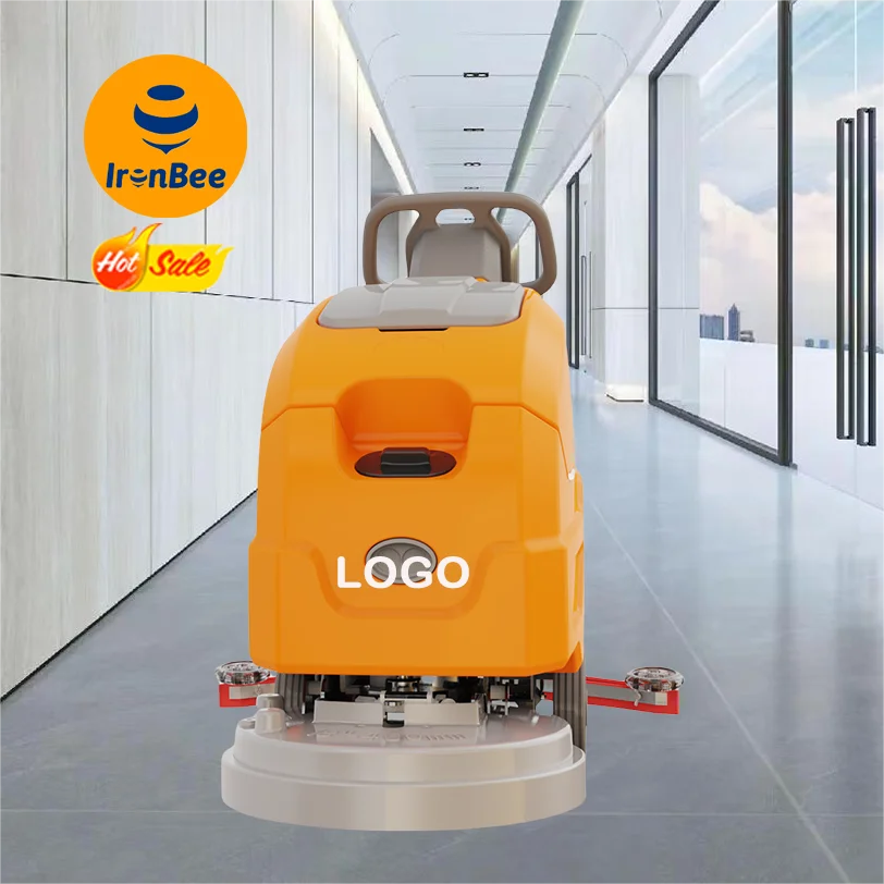 IronBee JX45 New Product Factory Price Walk Behind Floor Cleaning Machine Industrial Small Compact Floor Scrubbers Machine