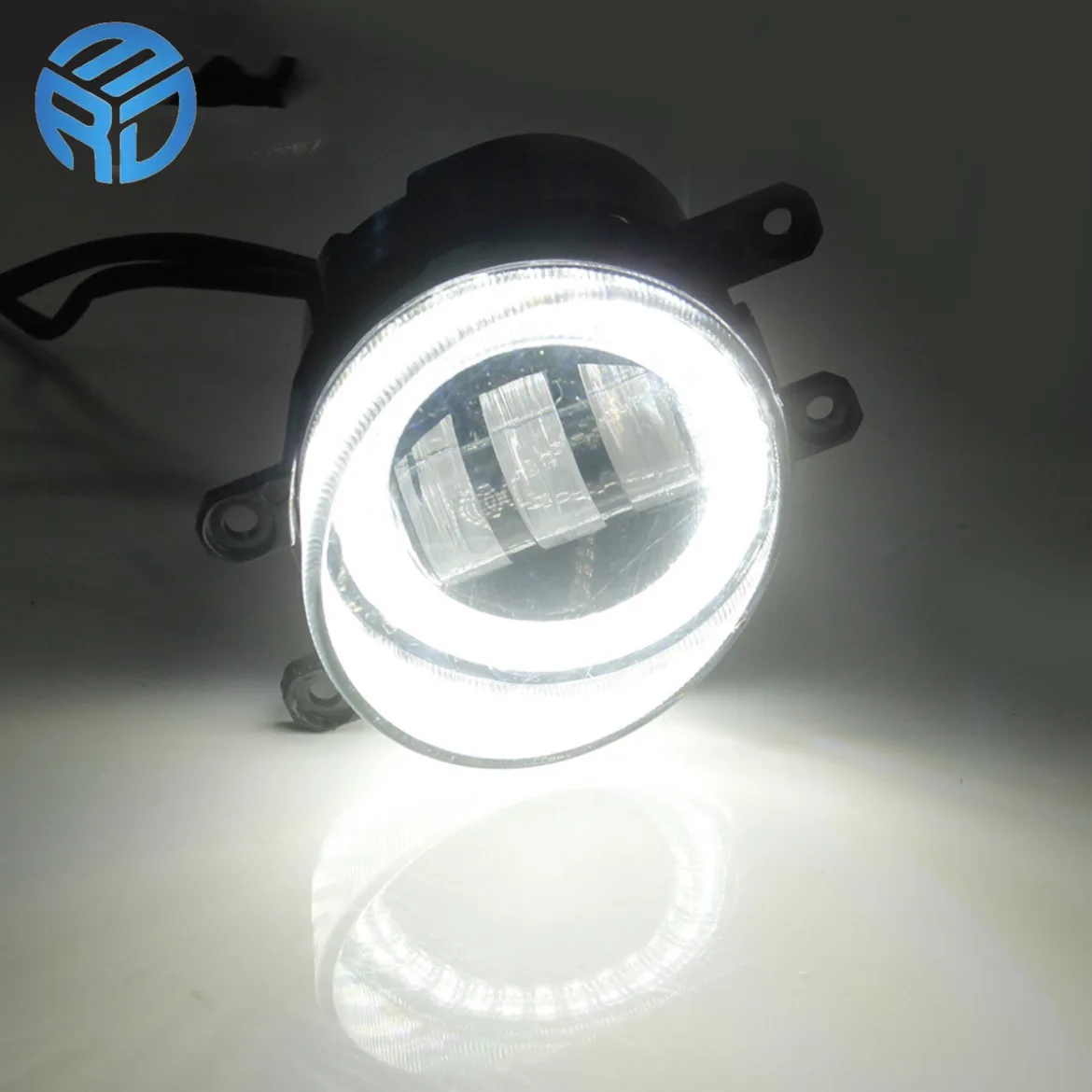 MRD fit for Toyota Corolla Altis Vios Highlander RAV4 Prado Yarisl Camry Reiz Verso led fog lamp with angle eye white and yellow