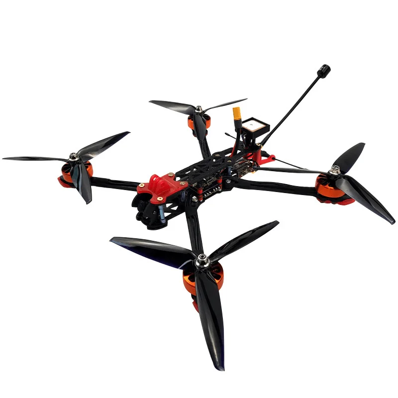 AO7 BNF 7-дюймовый аналоговый FPV Фристайл БПЛА 1,6 Вт VTX F405 Полетный контроллер 60A ESC 2806,5 двигатель 2,5 кг нагрузка RC гоночный FPV Дрон