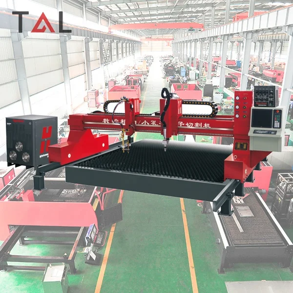 T&L Brand Gantry type portal plasma and flame cnc sheet metal plate cutting machine