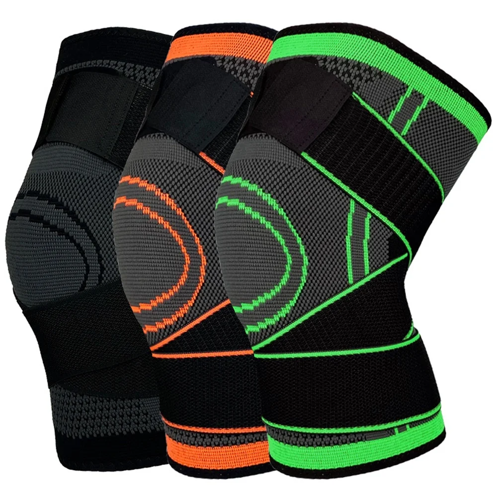 Yugland New Arrival Custom Wholesale Nylon Knit Wrap Knee Sports Support Hinged Knee Pads, Knee Pads