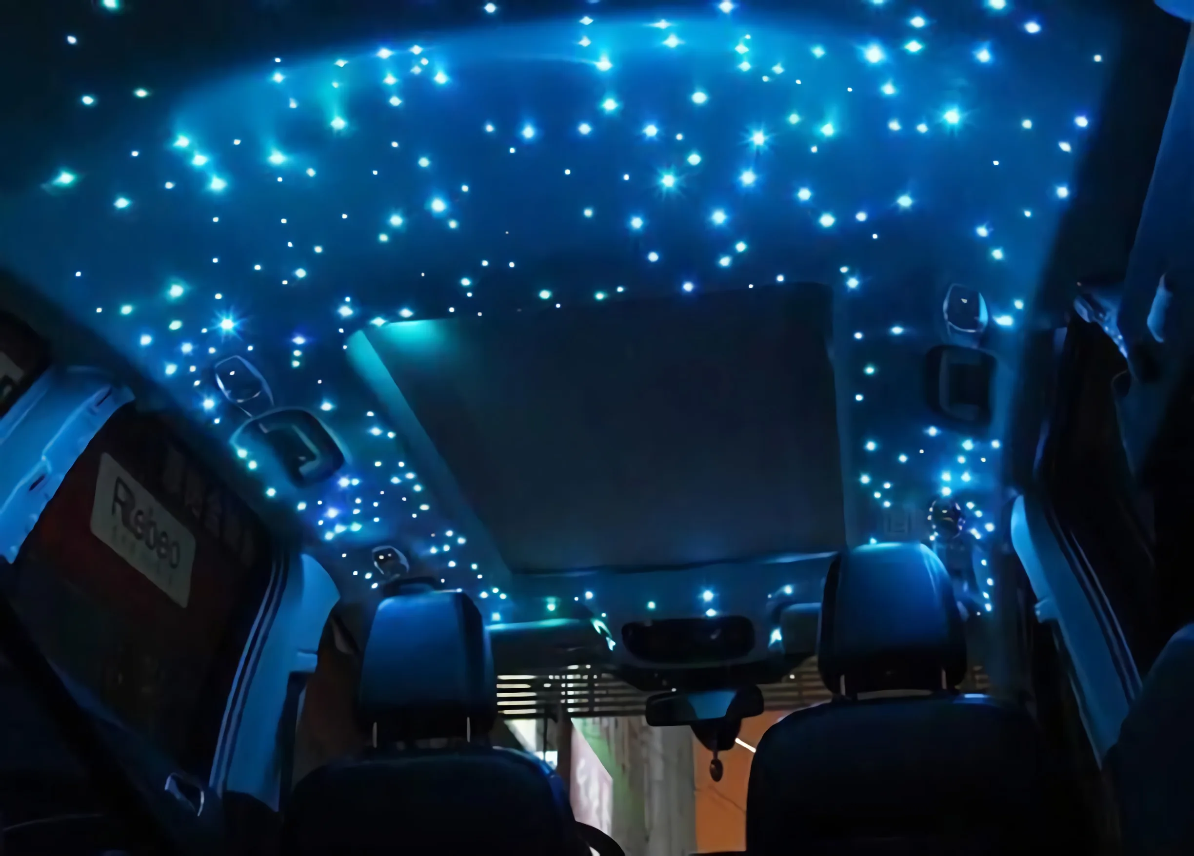 starlight headliner with shooting star machine patterns