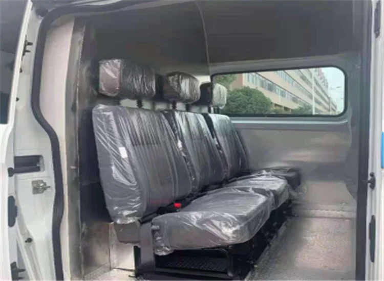 Minibus Double Cab freezer Small Refrigerated Trucks Light Frozen Vehicle 4x2 New Truck Low Price 1-10 Ton -18-0 Degree for sale