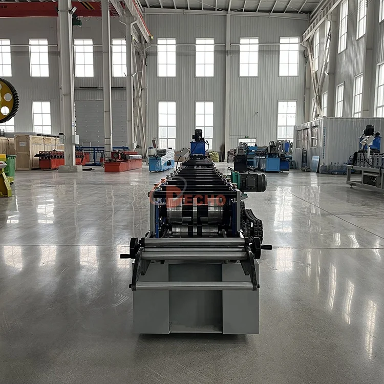 Heavy Duty Storage Rack Pallet Step Beam Roll Forming Machine Shelf Frame Forming Machine For Supermarket