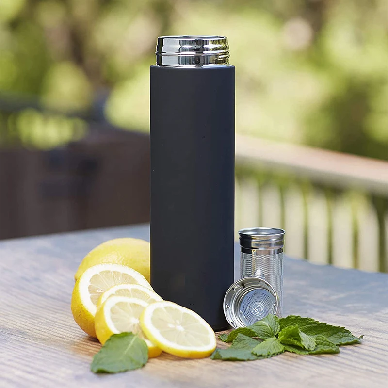 Переносные колбы вакуумные чайные термос из нержавеющей стали бутылка для воды заварки чая дорожная чайная кружка бизнеса рекламный подарок