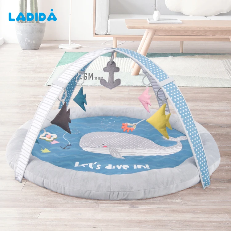 Новое поступление, круглый детский игровой тренажерный зал, экологически чистый игровой коврик для малышей, детский игровой коврик