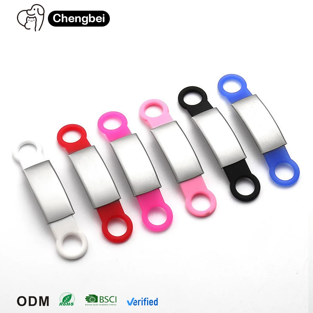 Идентификационная бирка для собак с защитой от потери на заказ кошек ошейников и может быть выгравирована ID-карты домашних животных