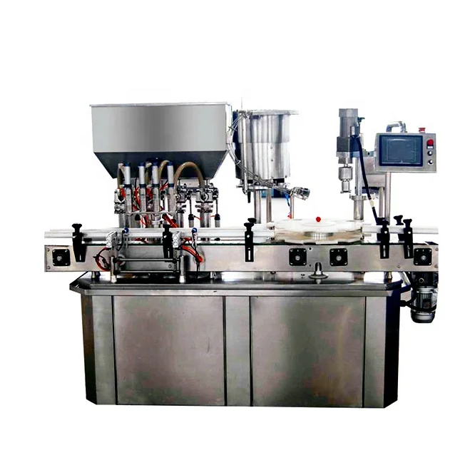 Автоматическая машина для наполнения и укупорки 4 сопла для бутылок с медом для соуса с арахисовым маслом