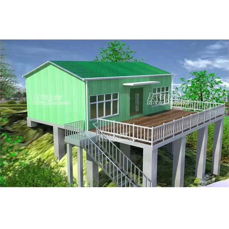 Cheap Wooden Houses Modern Luxury Prefab Steel Villa For Sale