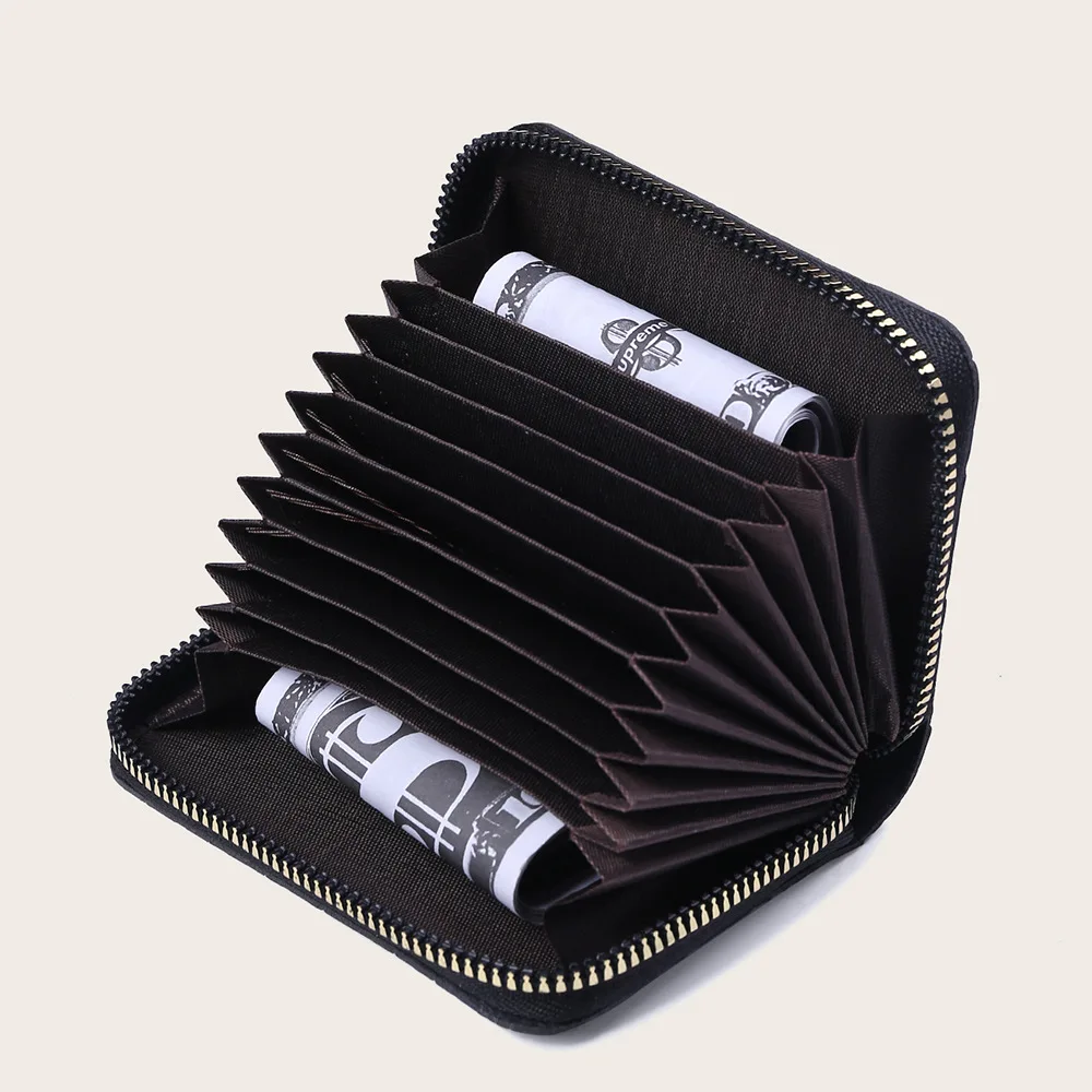 Wholesale card holder wallet women Crocodile multi card holder zipper wallet cardholder