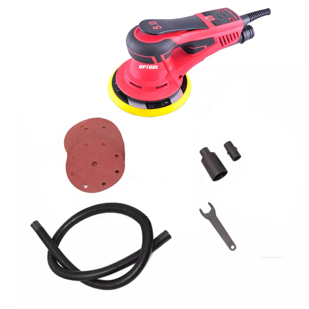 150mm Constant Speed 350W  Industrial Power Tools 5mm 2.5mm Eccentricity Brushless Electric Orbital Sander